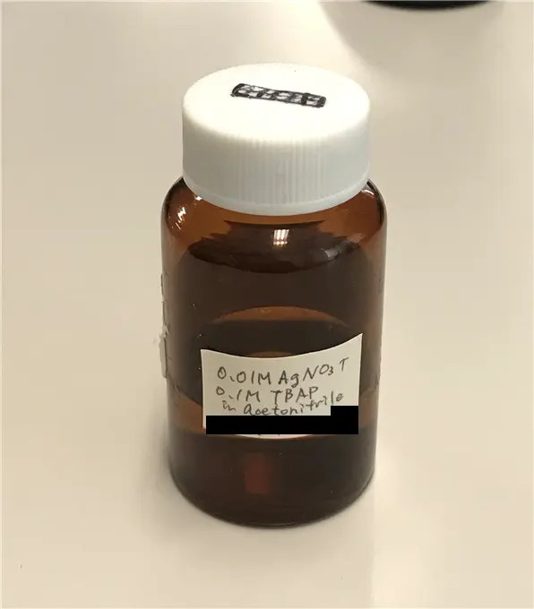 図6:調製した溶液の保存