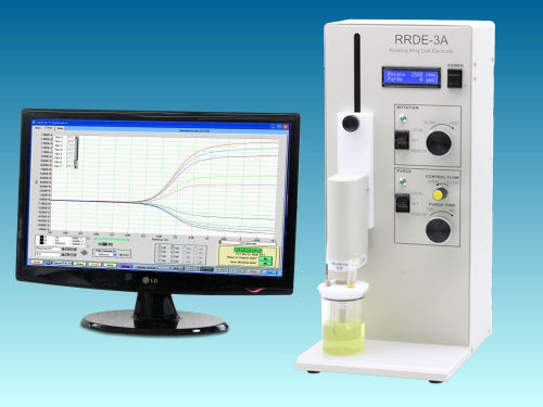 RRDE-3A 回転リングディスク電極装置 Ver.3.0